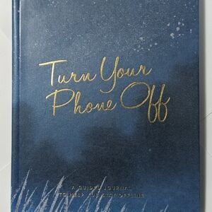 Turn Your Phone Off - Navy Blue Guided Journal